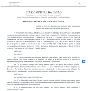 Resolução CNE/CEB nº 7 de 2025 - institui as diretrizes operacionais ...