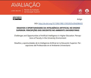 Desafios e oportunidades da inteligência artificial no ensino superior ...